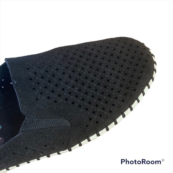 𝅺skechers Black Sepluveda Slip On Sneakers Size 6 - Picture 7 of 8
